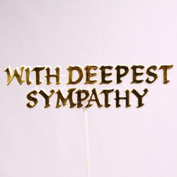 With Deepest Sympathy Pick #9799