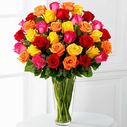 The Bright Spark Rose Bouquet by FTD - Ultra Premium