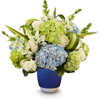 Superior Sights Luxury Bouquet - Blue & White - Stunning