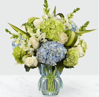 Superior Sights Luxury Bouquet - Blue & White - Unforgettable