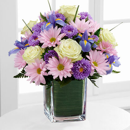 Color Your Day With Tranquility Bouquet by FTD - Deluxe