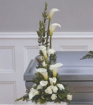 Calla lily Funeral Arrangement