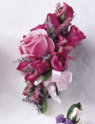 Pink Astilbe Corsage