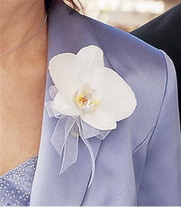 White Phalaenopsis Chest Corsage