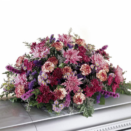 "Immortal Tribute" Casket Flowers