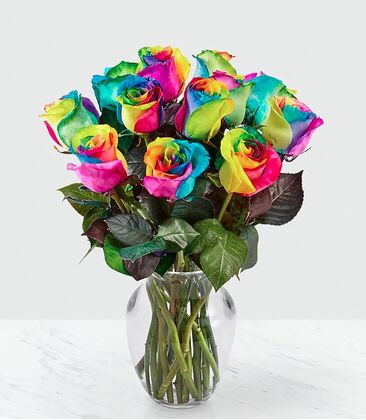 Rainbow Roses