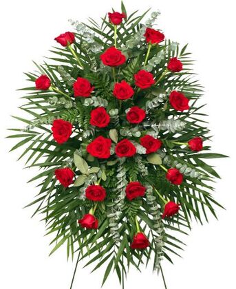 Red Rose Standing Spray