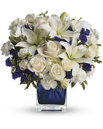 Teleflora's Sapphire Skies Bouquet - Deluxe