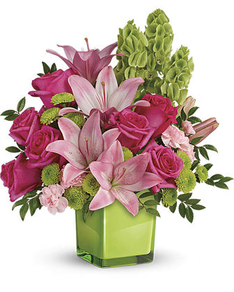 Teleflora's In Love With Lime Bouquet - Premium