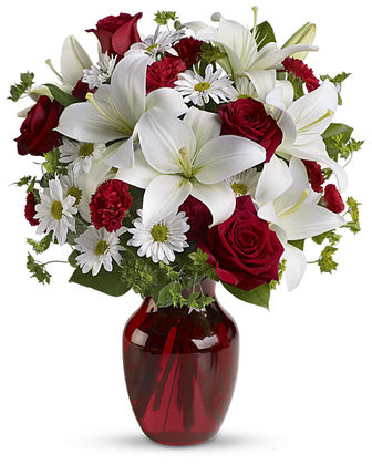 Be My Love Bouquet with Red Roses - Deluxe