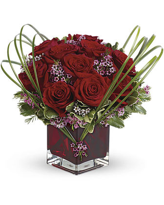 Teleflora's Sweet Thoughts Bouquet with Red Roses - Premium