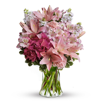 Teleflora's Blush Of Love Bouquet - Premium