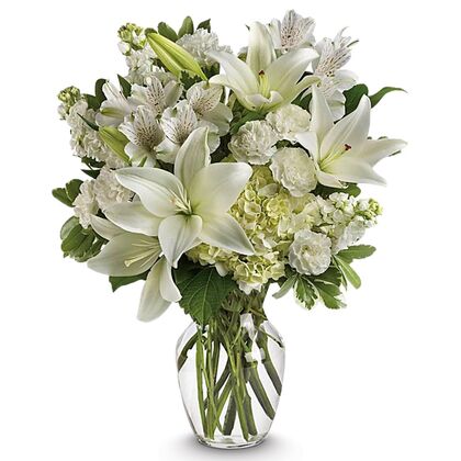 Teleflora's Purest Love Bouquet - Deluxe