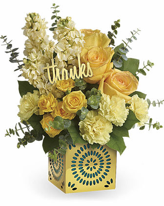 Teleflora's Shimmer Of Thanks Bouquet - Deluxe