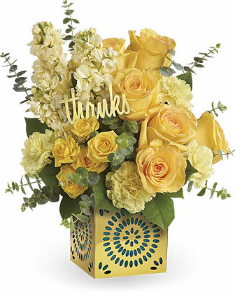 Teleflora's Shimmer Of Thanks Bouquet - Premium