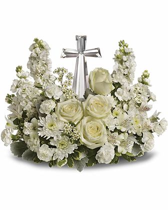 Divine Crystal Cross Peace Bouquet - Premium