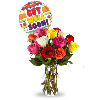 Get Well with Fresh Roses